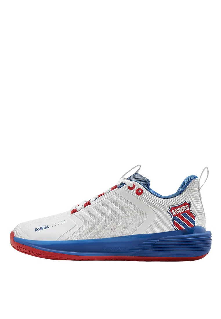 Кроссовки теннисные мужские Ultrashot 3, K-Swiss, белый/красный — фото 4