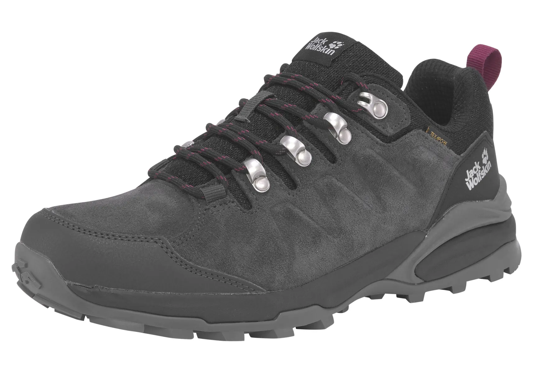 Кроссовки Jack Wolfskin "REFUGIO TEXAPORE LOW W", водонепроницаемые, черный