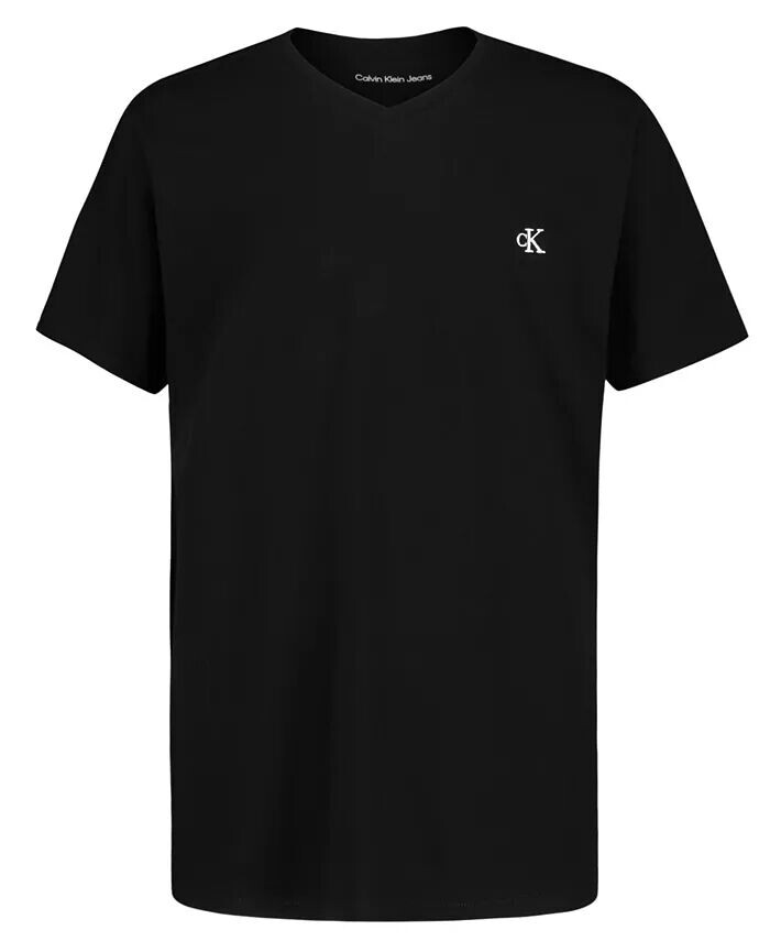 

Футболка Big Boys с монологом и V-образным вырезом Calvin Klein, белый