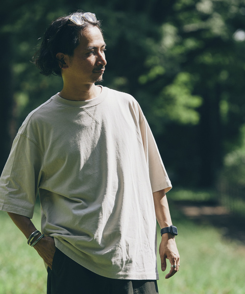 

Футболка винтажная с эффектом выцветания, бренд JOURNAL STANDARD relume, цвет слоновая кость