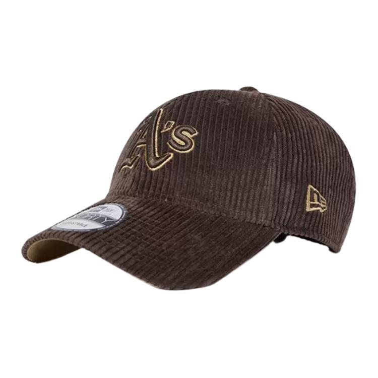 

New Era Хлопковая вельветовая бейсболка унисекс коричневая, Brown
