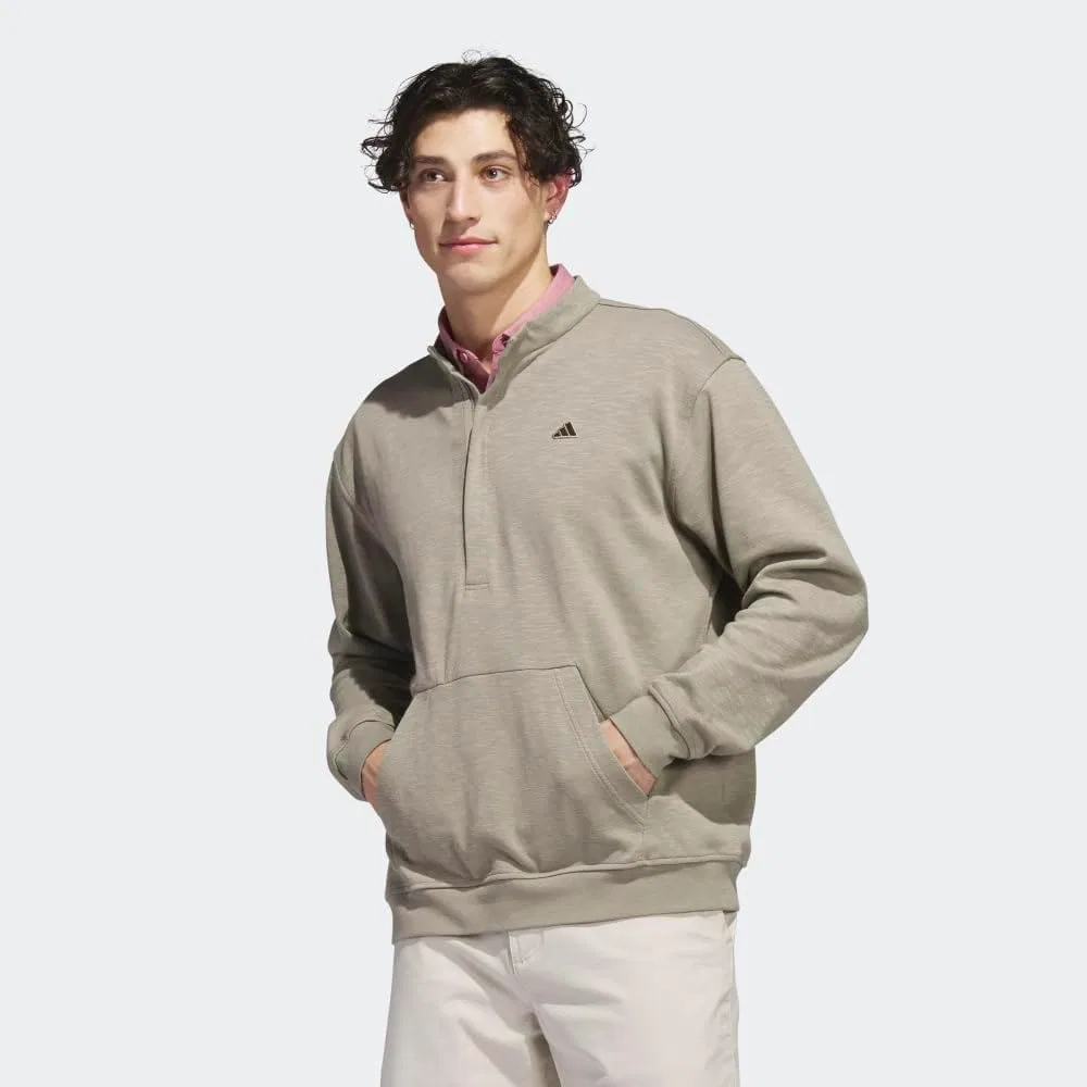Толстовка Adidas Men's Go-to Quarter Zip Golf, серебряный — фото 3