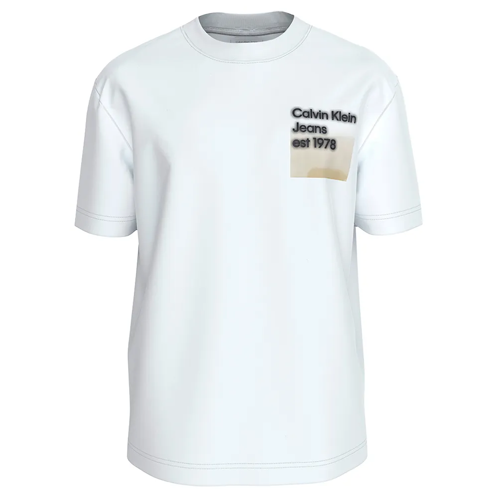 

Футболка Calvin Klein Logo Fade Box, белый