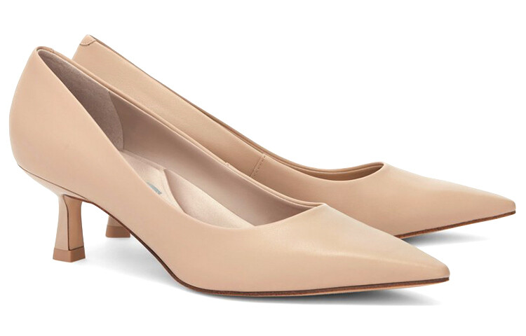 Туфли Мэри Джейн женские низкие телесные Charles&Keith — фото 2
