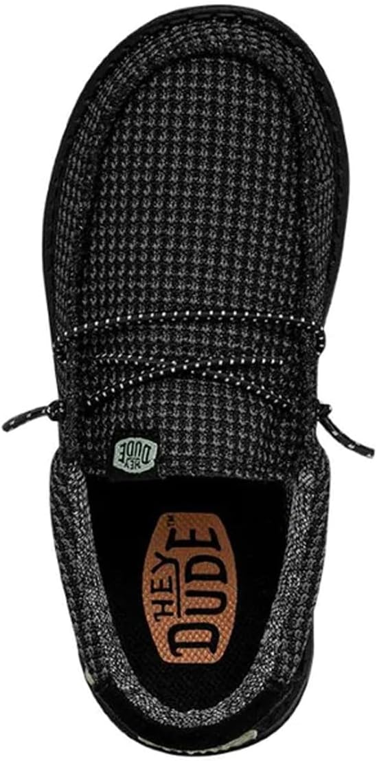 Детские мокасины Wally Toddler Sport Mesh Heydude, черный — фото 2