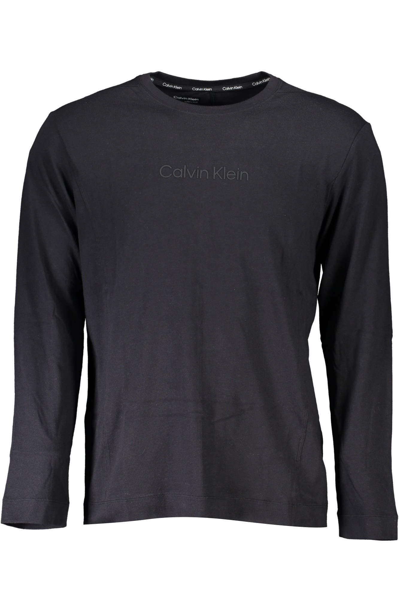 

Черная хлопковая мужская футболка Calvin Klein