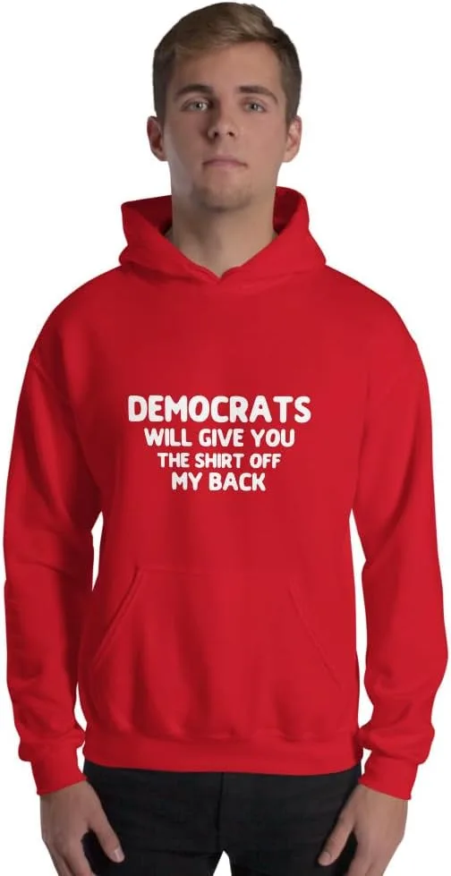 Толстовка Funny Democrat Shirt off My Back Republican Unisex Generic, красный