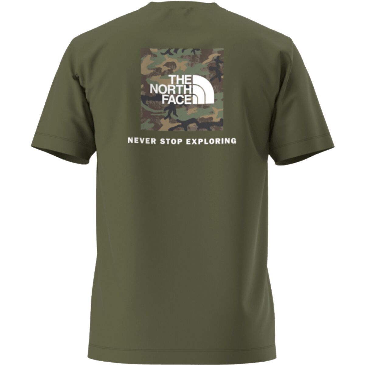 

Футболка Evolution Box Camo Fill с коротким рукавом и принтом The North Face, зеленый