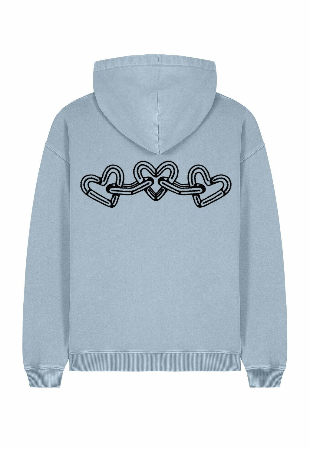 

Толстовка EMBROIDERY UNISEX VINTAGE - Hoodie Mira Paris, светло-голубой
