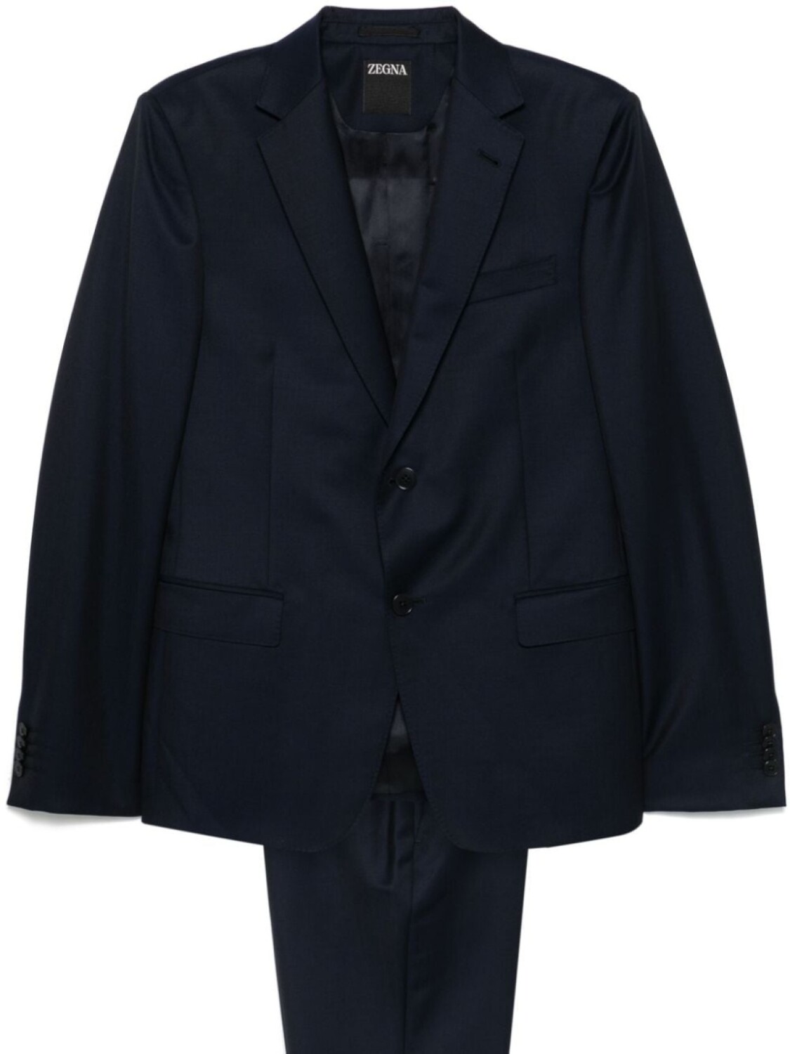 

Zegna однобортный пиджак, синий