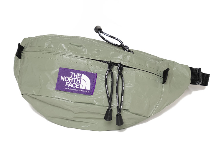 

THE NORTH FACE PURPLE LABEL Полиуретановый поясной рюкзак унисекс шалфейно-зеленый, Sage Green