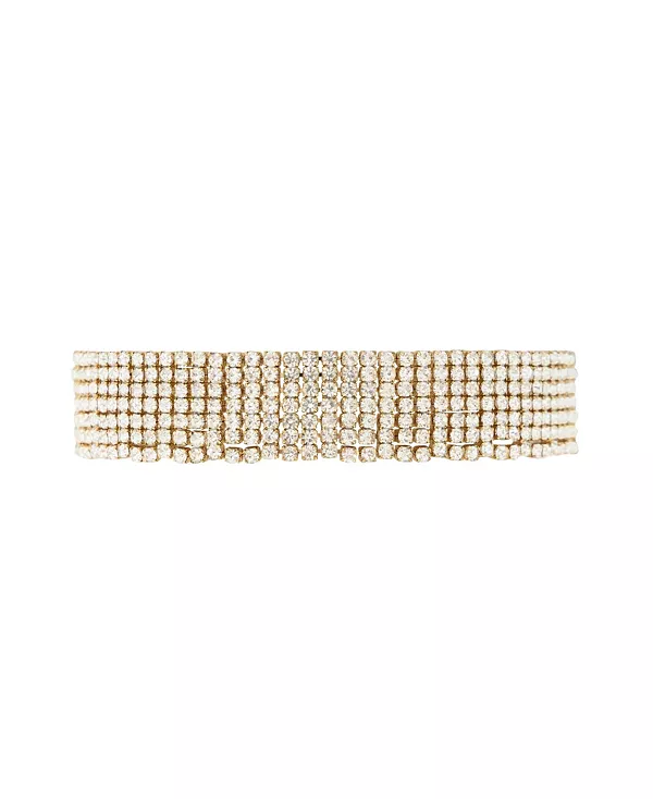 

Толстый браслет на лодыжку с кристаллами Ettika, gold