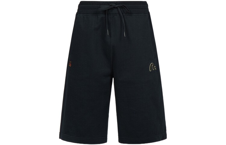 

Повседневные шорты мужские черные Evisu, черный