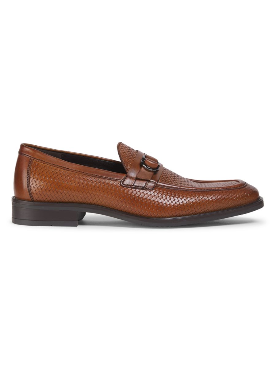 

Пенни-лоферы из текстурированной кожи Respin Steve Madden, цвет Cognac