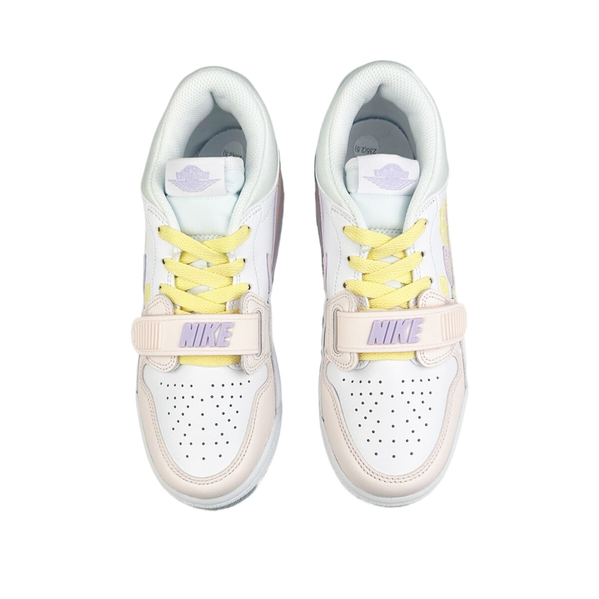 Кроссовки Jordan Legacy 312 Vintage Basketball Shoes Women's Low-top Pink/white, белый — фото 3