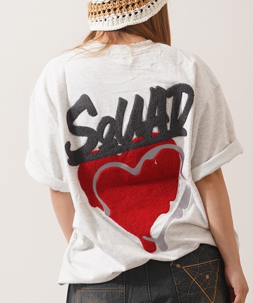 

Футболка с вышивкой 1111clothing, белый