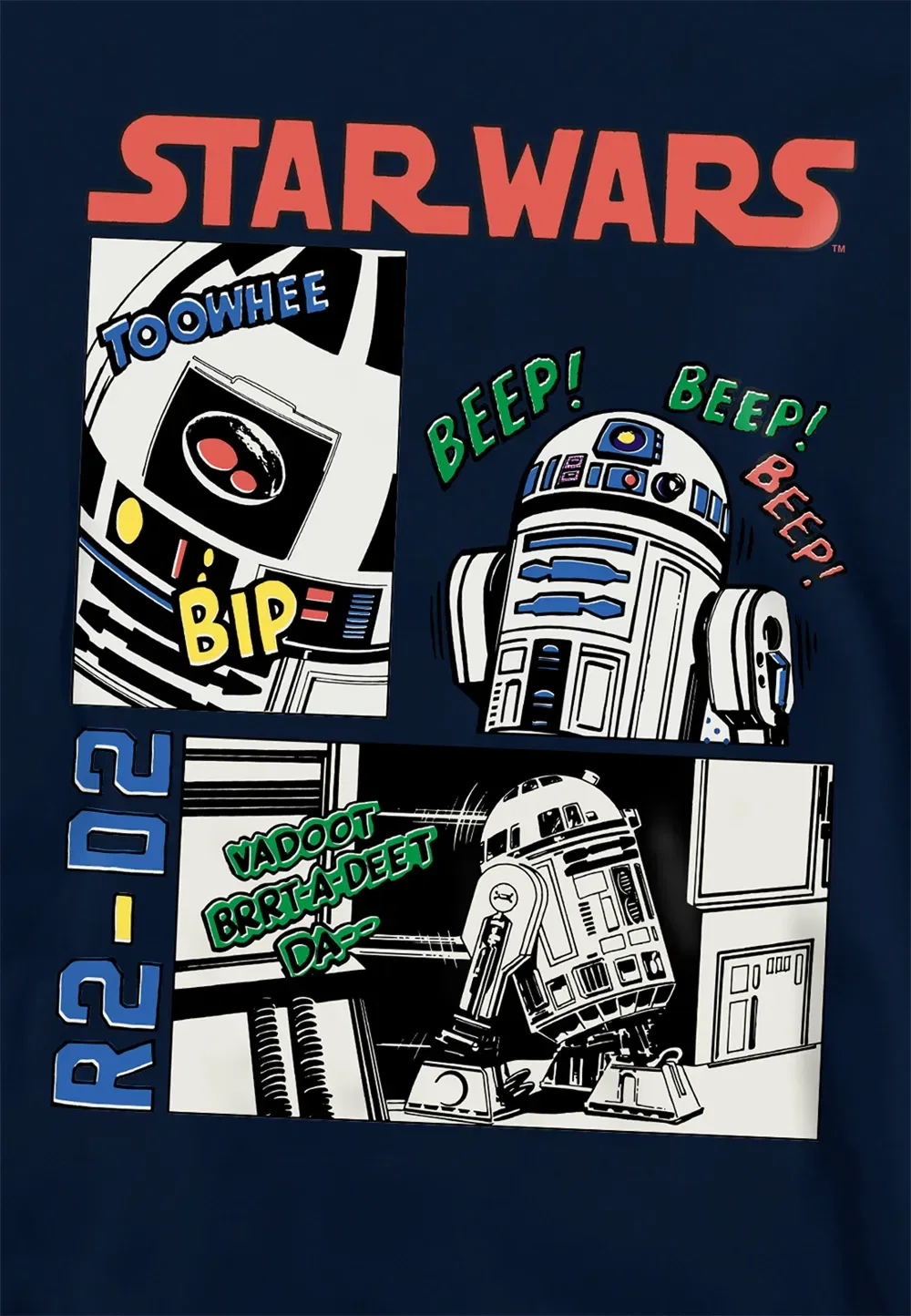 Детский худи R2-D2 Disney, темно-синий — фото 2