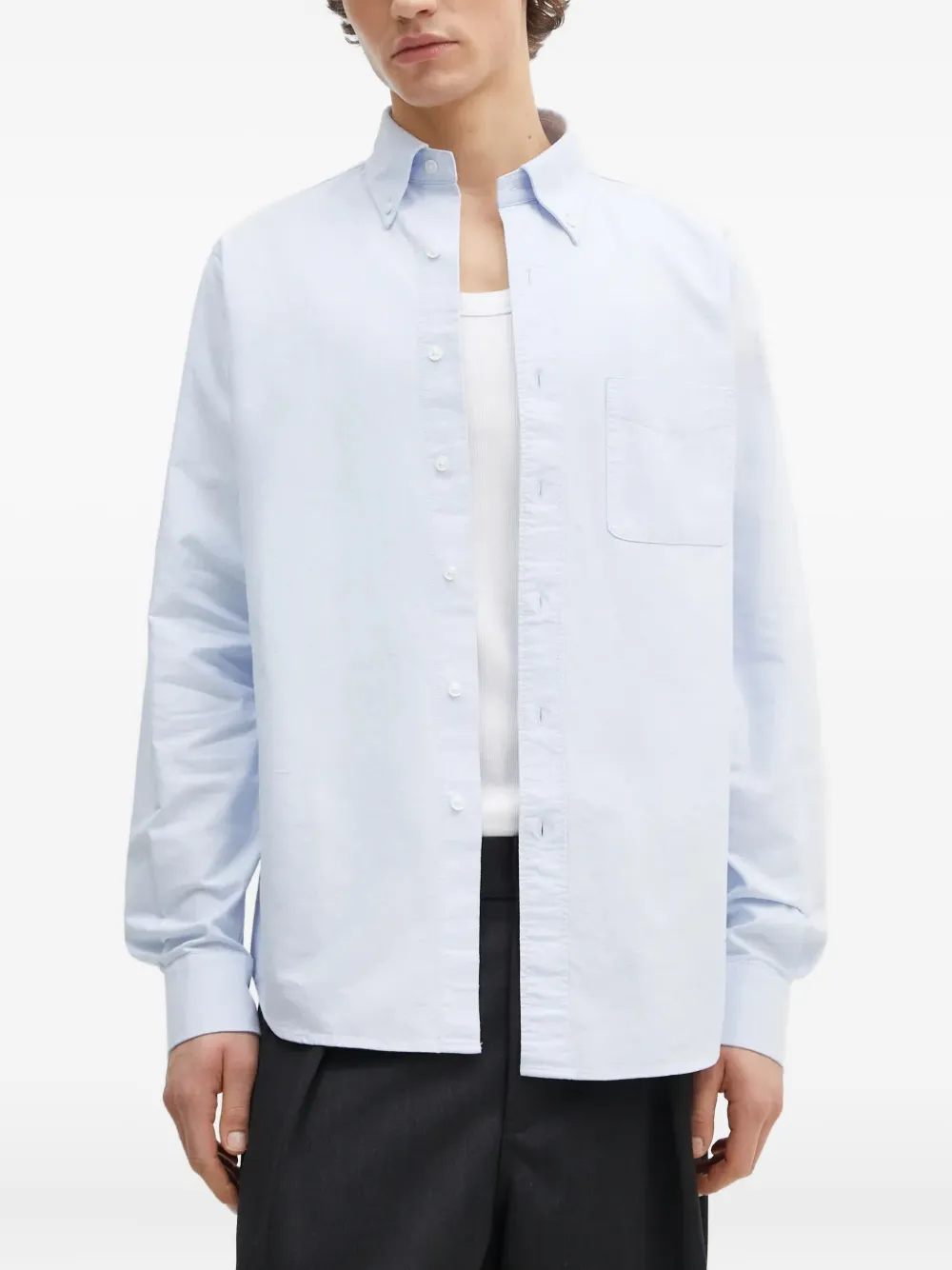 

Рубашка Oxford с карманом Filippa K, синий