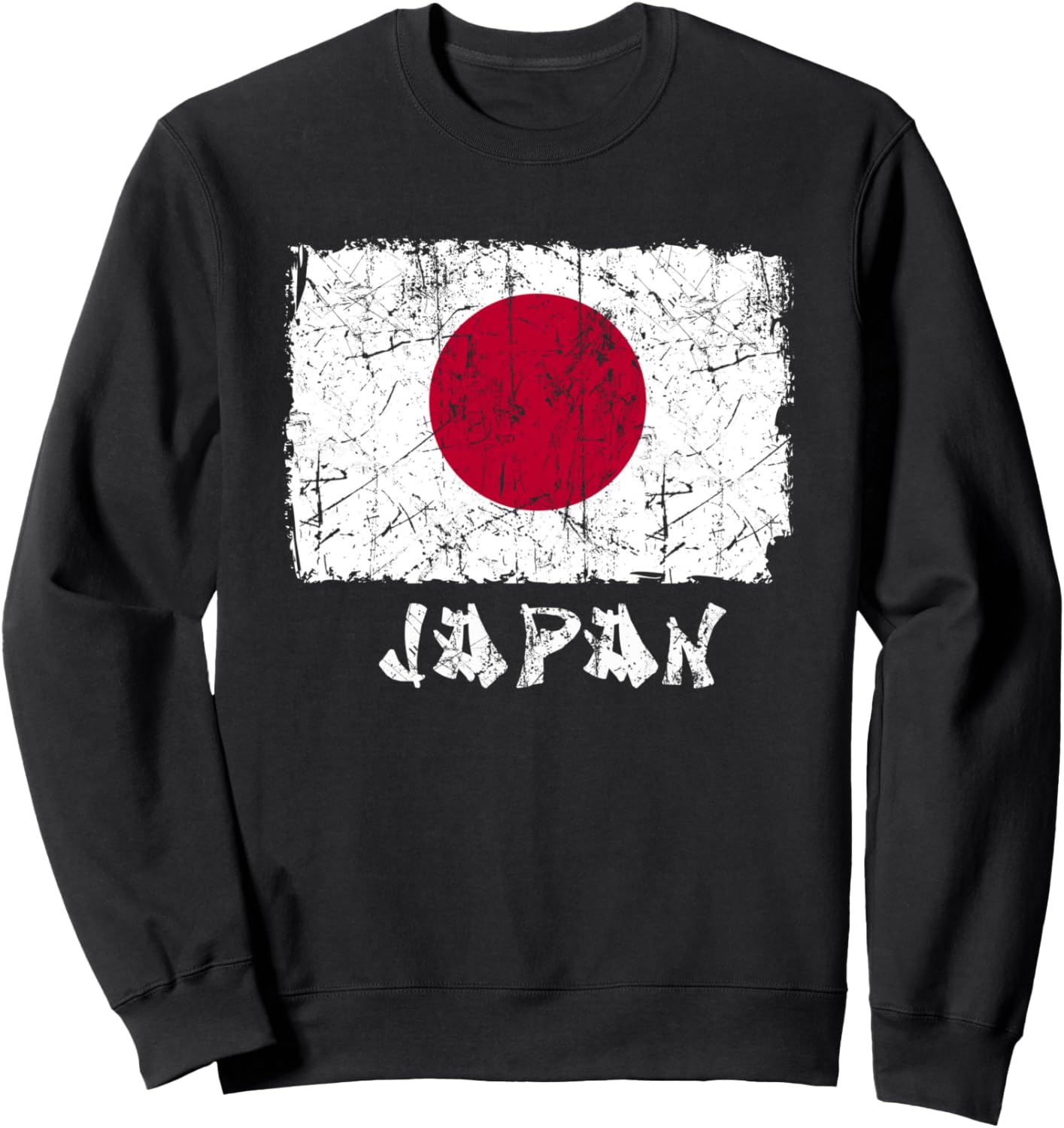 

Винтажная толстовка с изображением японского флага, выполненная в стиле ретро, символизирующая национальную гордость Японии Japan Gifts Designsanddesigns, черный