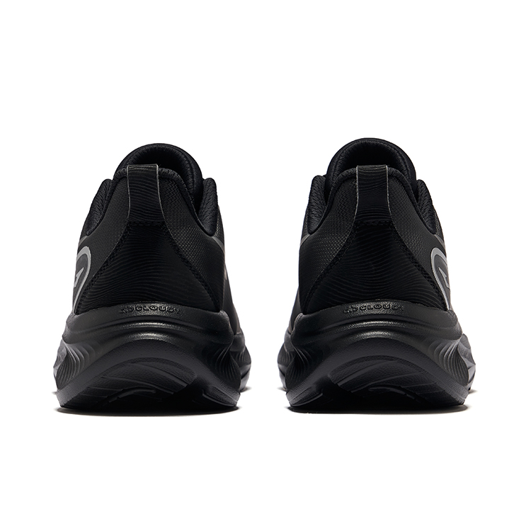 Erke Амортизирующие кроссовки Rebound Low топ повседневные беговые мужские Jet Black Carbon Gray, цвет Jet Black Carbon Gray — фото 4