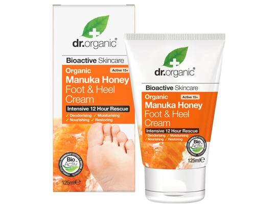

Крем для ног и пяток с медом Манука, 125 мл Dr.Organic, BALTIC