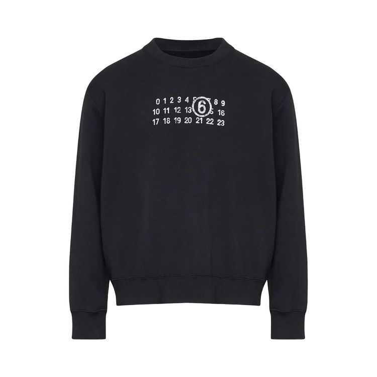

Толстовка MM6 Maison Margiela Sweatshirt 'Black', черный