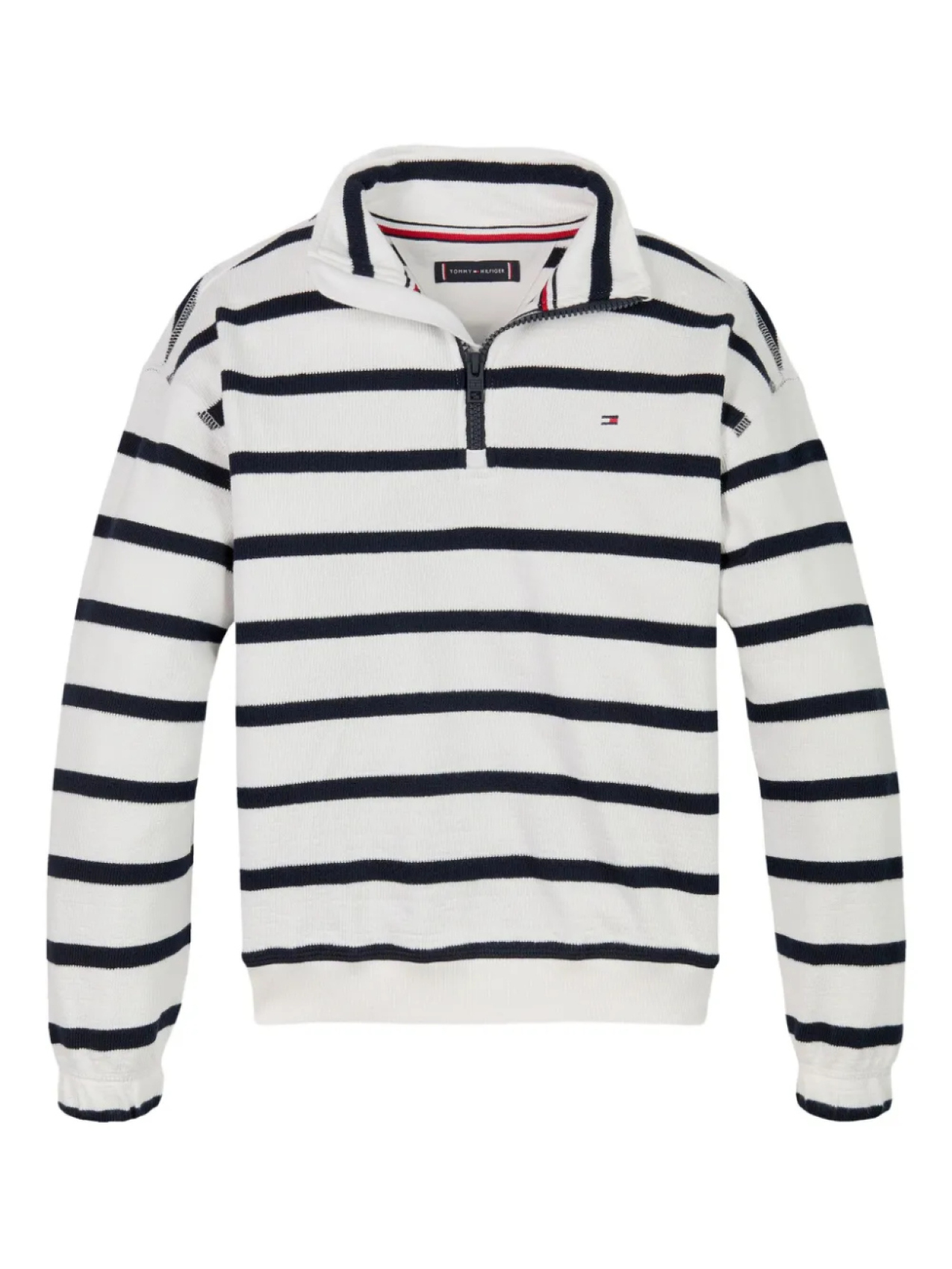 

Полосатая толстовка Tommy Hilfiger Junior, белый
