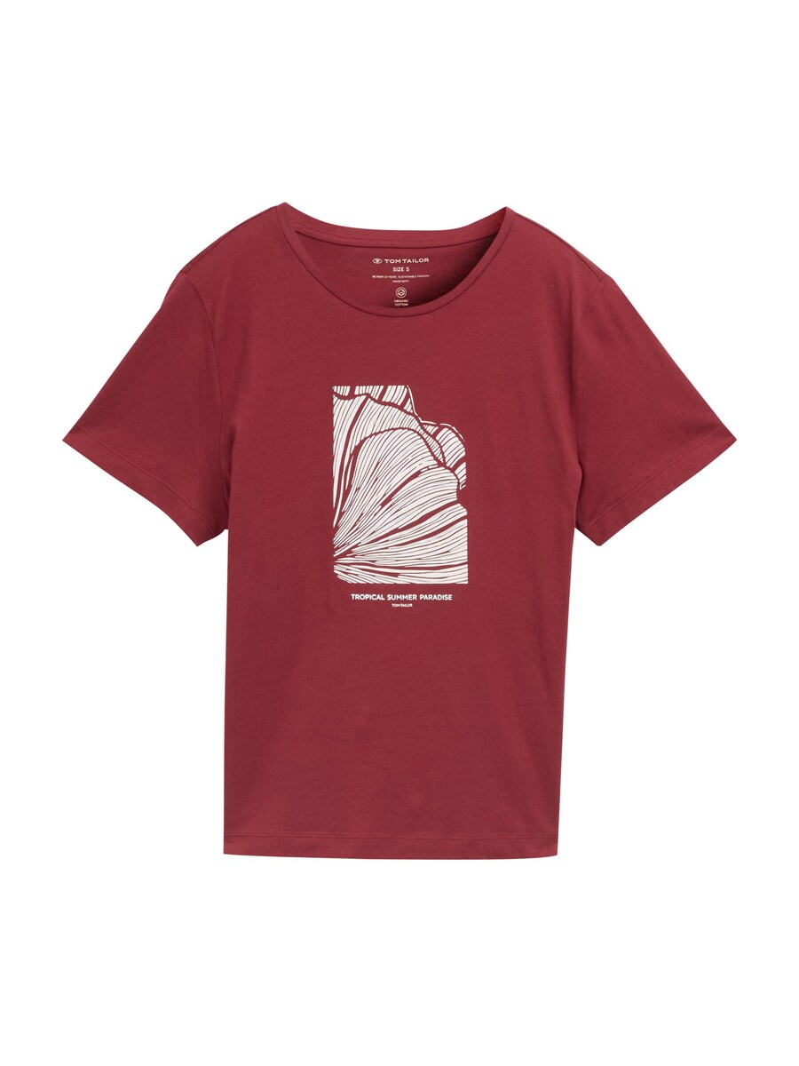 

Футболка TOM TAILOR, Burgundy