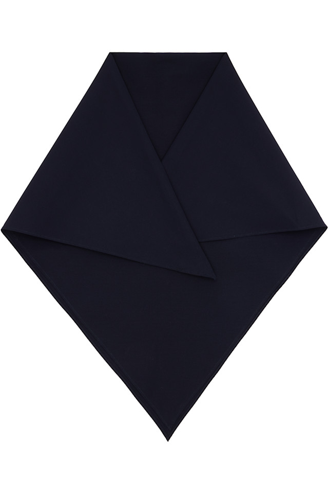 

Dries Van Noten Темно-Синяя хлопковая бандана