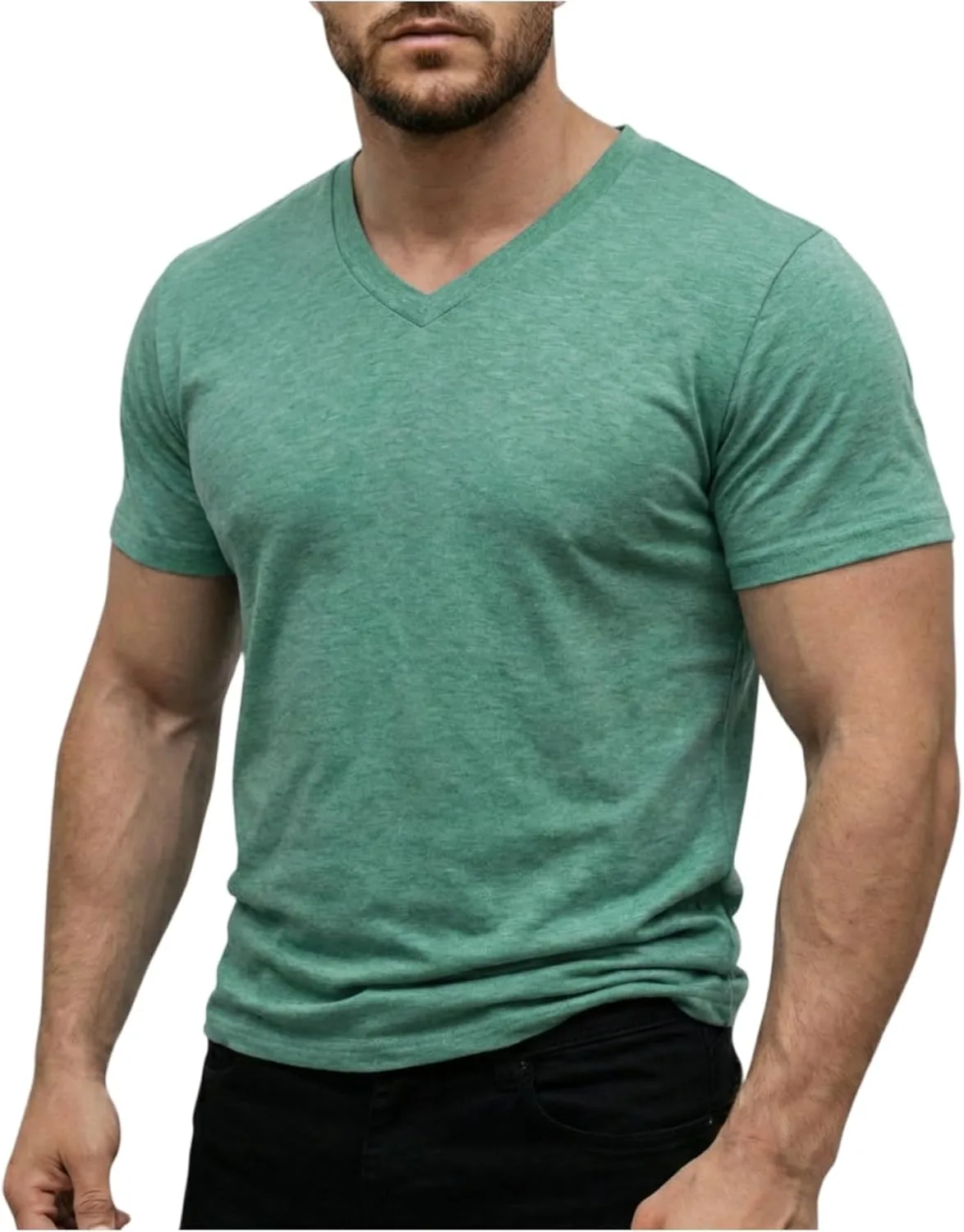 

Футболка для тренировок мужская, короткий рукав, мягкий хлопок OAZKXCN