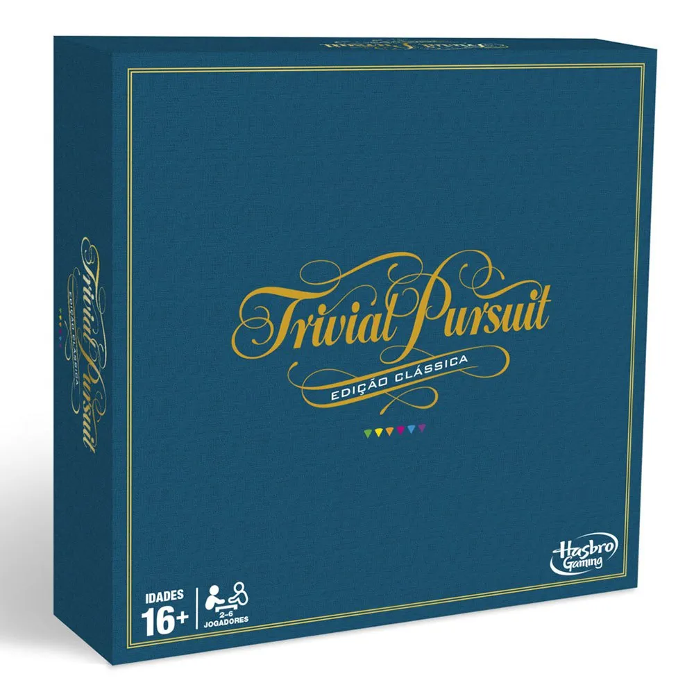 

Настольная игра Hasbro Trivial Pursuit Classic Edition Version на португальском языке, синий