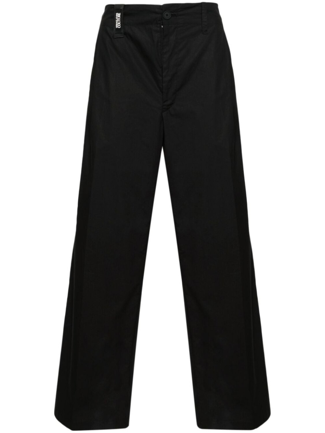 

Versace Jeans Couture укороченные брюки широкого кроя, черный