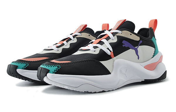 Кроссовки rise extravaganza black/blue Puma, черный — фото 3