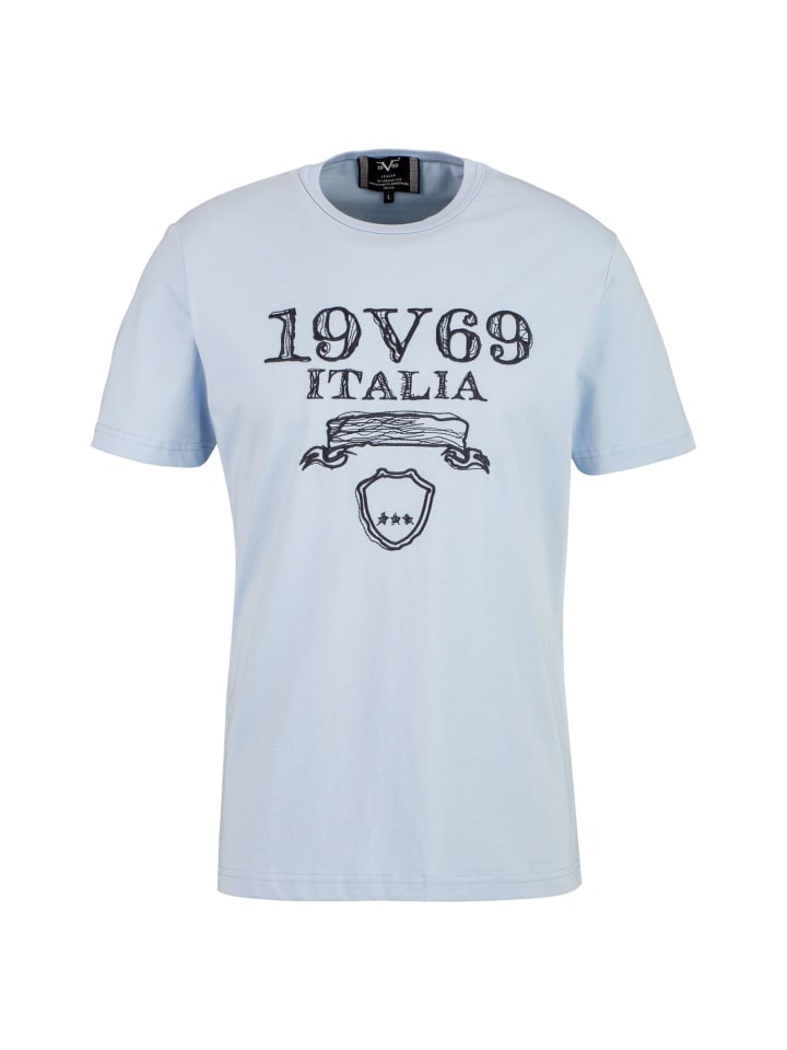 

Футболка 19v69 Italia, светло-синий