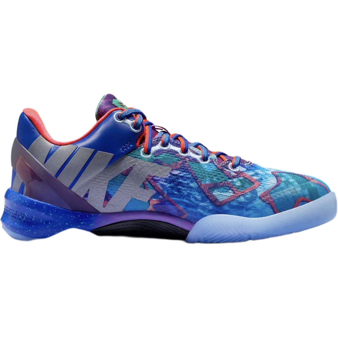 Nike Kobe 8 противоскользящие амортизирующие низкие детские баскетбольные кроссовки orange/blue/green/red — фото 3