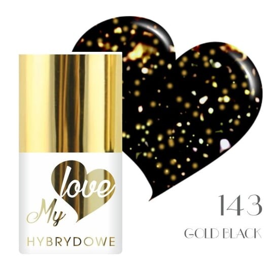 

Черный - Золотой Mylove UV/Led Hybrid Varnish 143, SUNFLOWER