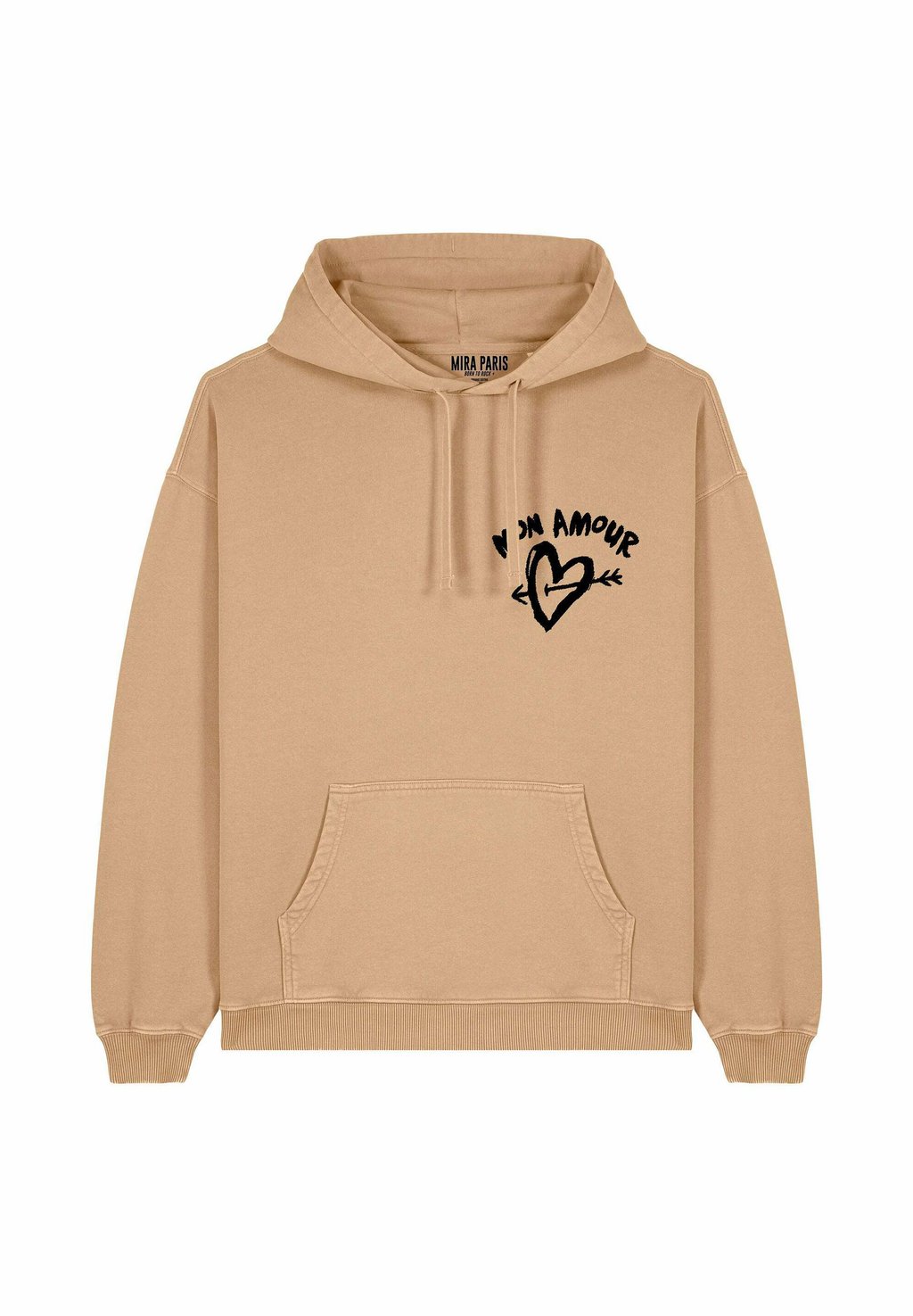 

Толстовка MON AMOUR EMBROIDERY VINTAGE con cappuccio Mira Paris, бежевый