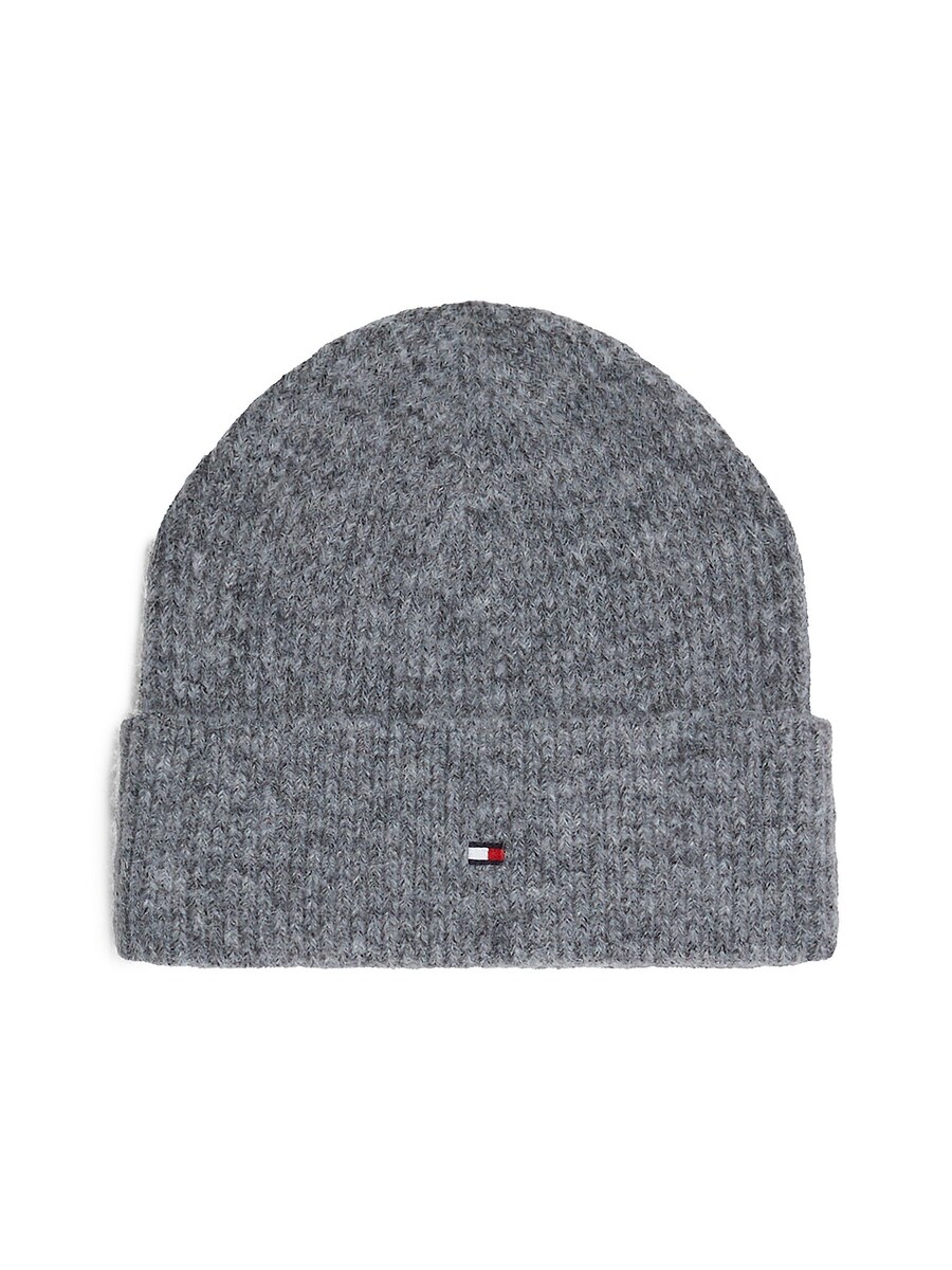 

Шапка TOMMY HILFIGER Beanie ESSENTIAL, цвет mottled grey