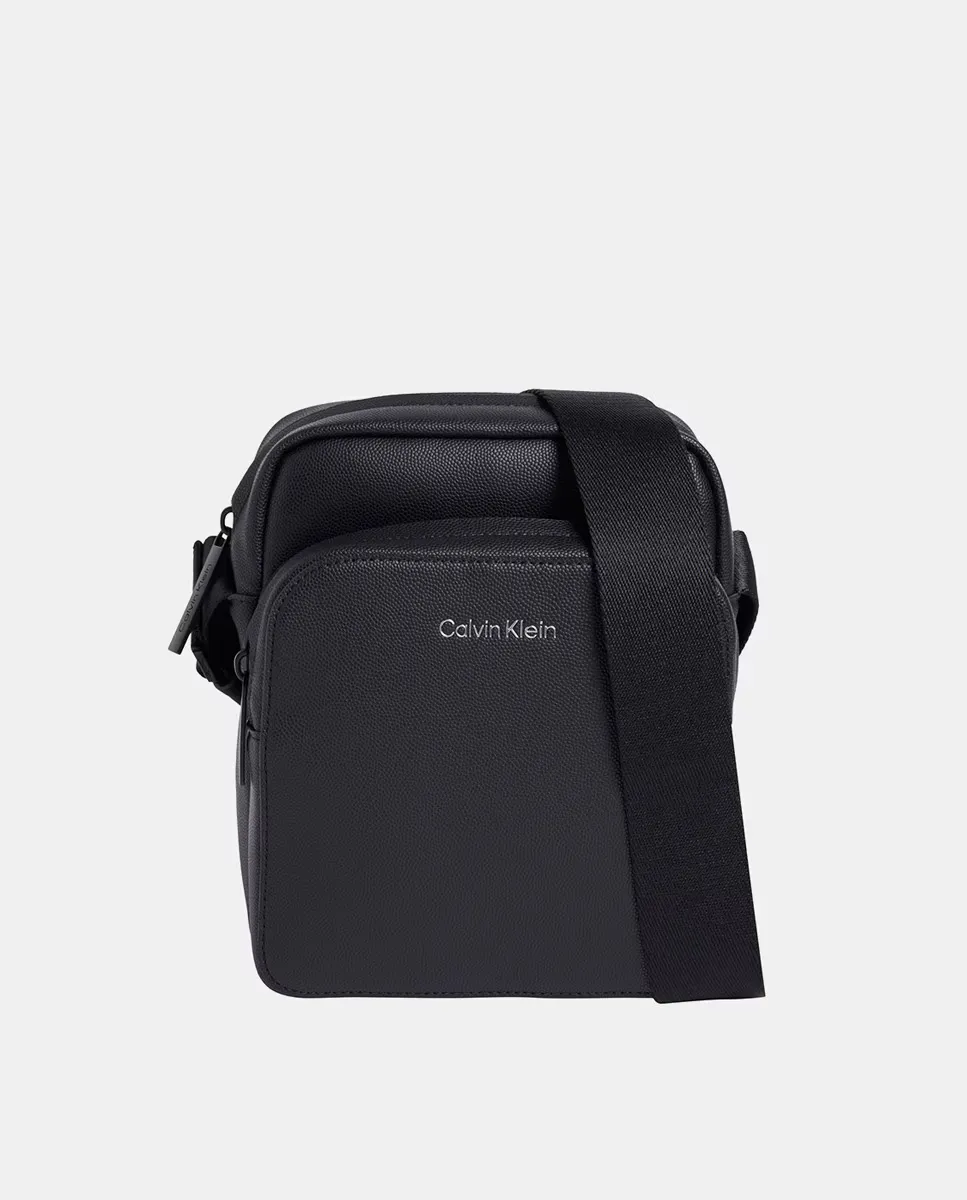 

Репортерская сумка с двойным карманом Calvin Klein, чёрный