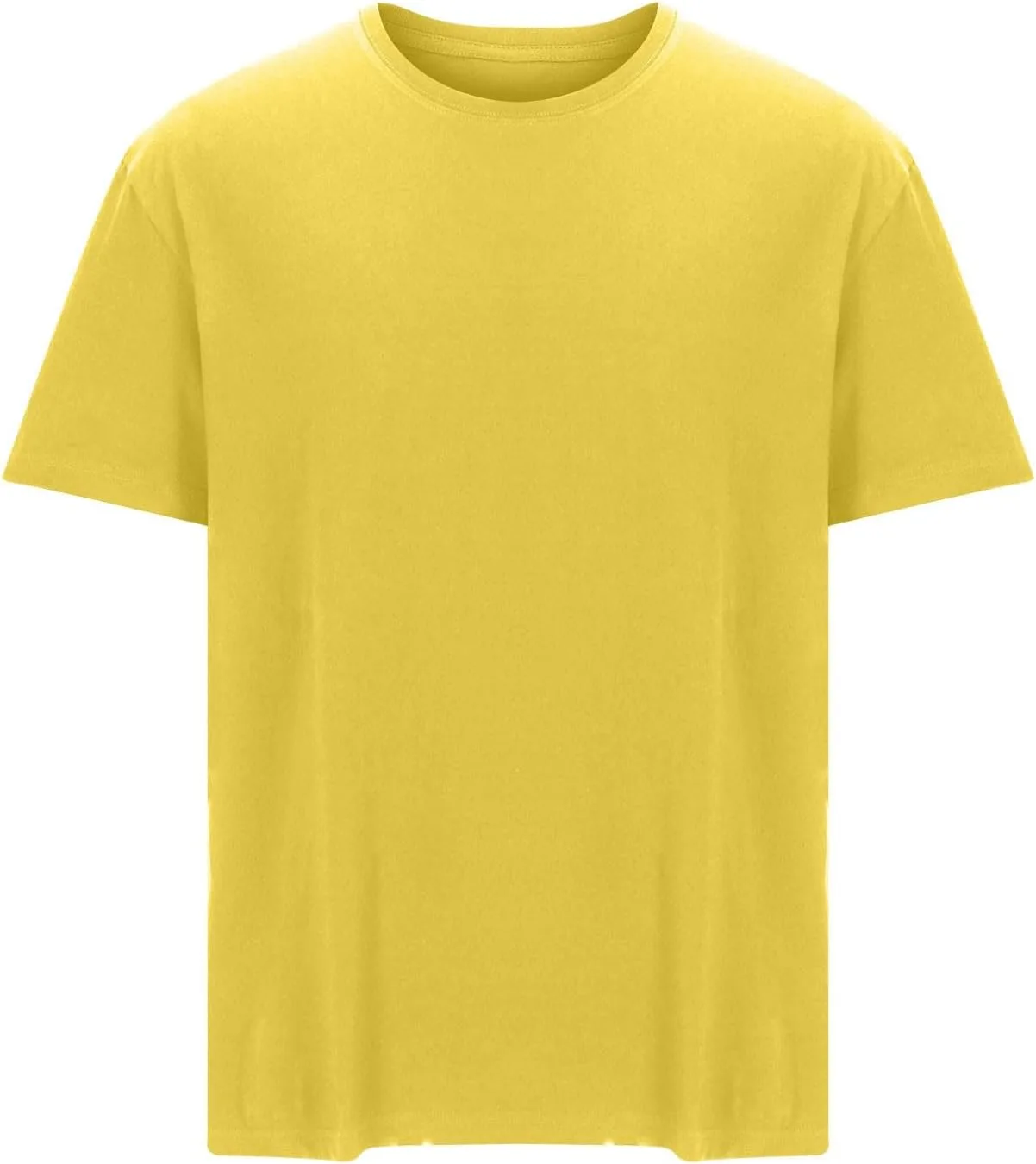 

Мужская хлопковая футболка Big and Tall с коротким рукавом, Casual Basic Tee, свободный крой, для лета, бега и активного отдыха