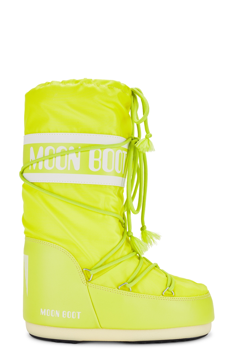 Ботинки женские Moon Boot из нейлона высокие, зеленый