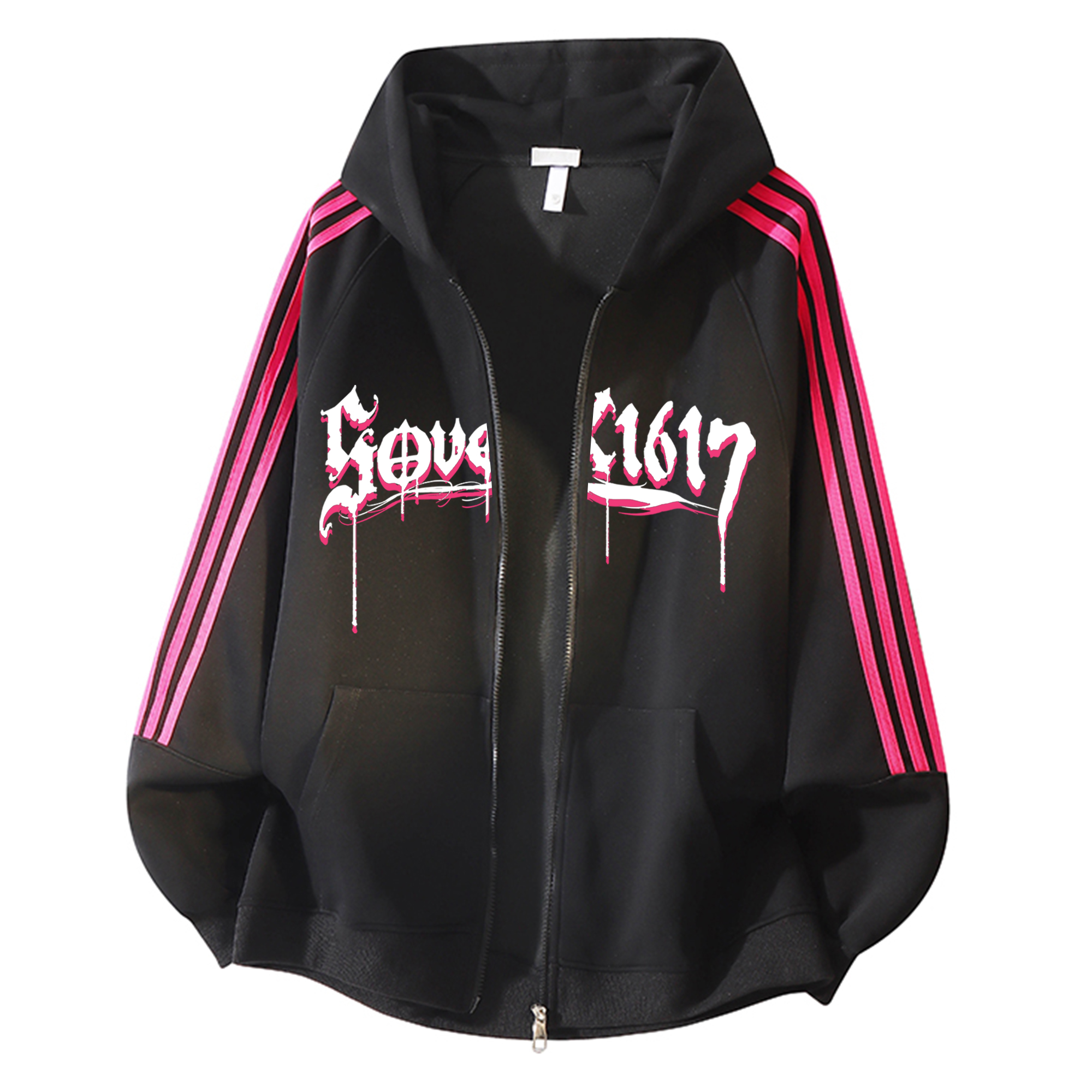 

Толстовка Unisex Hooded Moderate Others X1617, черный fleece-lined sweatshirt+белый print