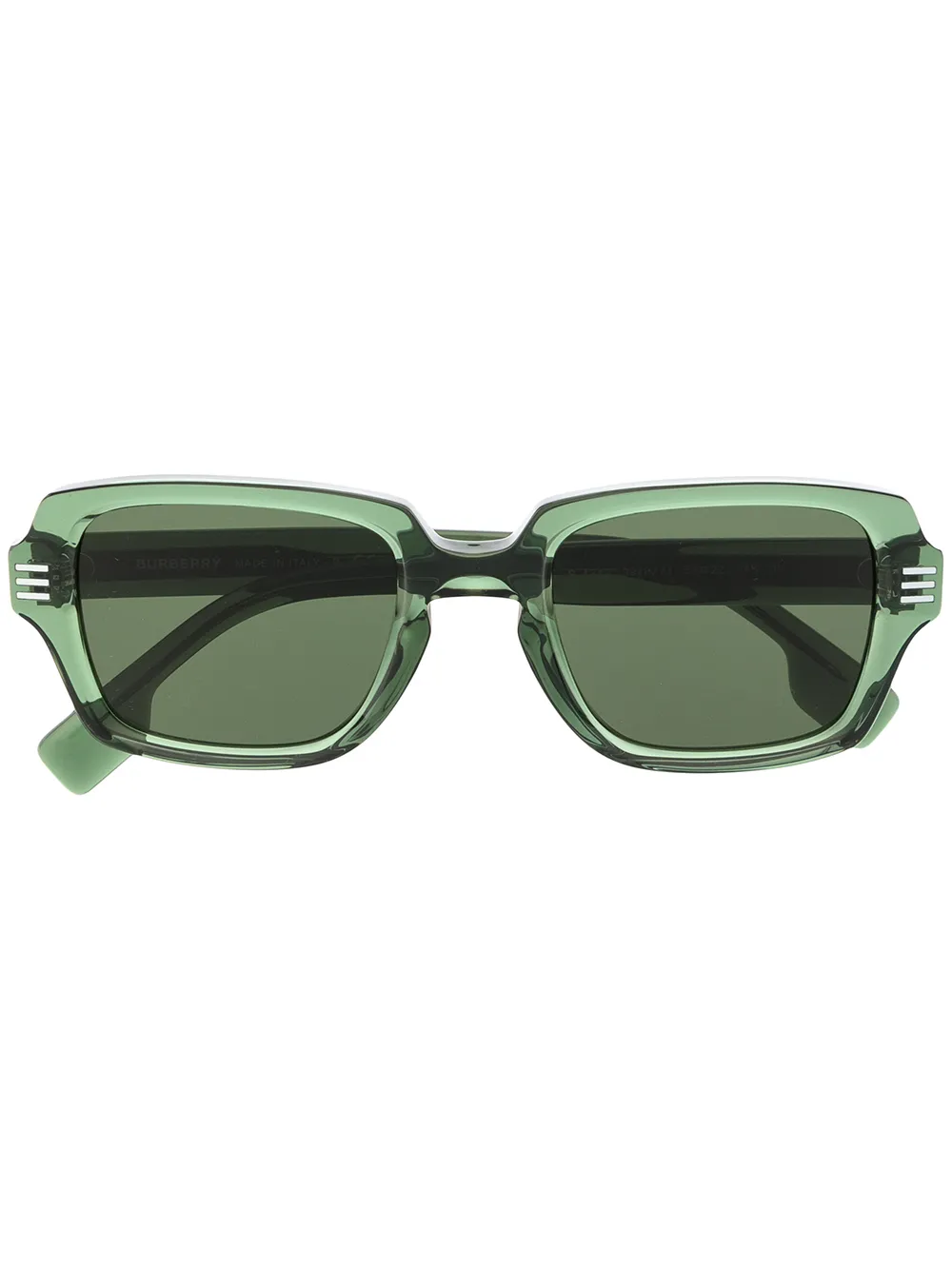 

Солнцезащитные очки Eldon в квадратной оправе Burberry Eyewear, зеленый