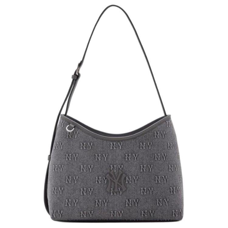 

MLB Хлопковая сумка через плечо унисекс light charcoal gray