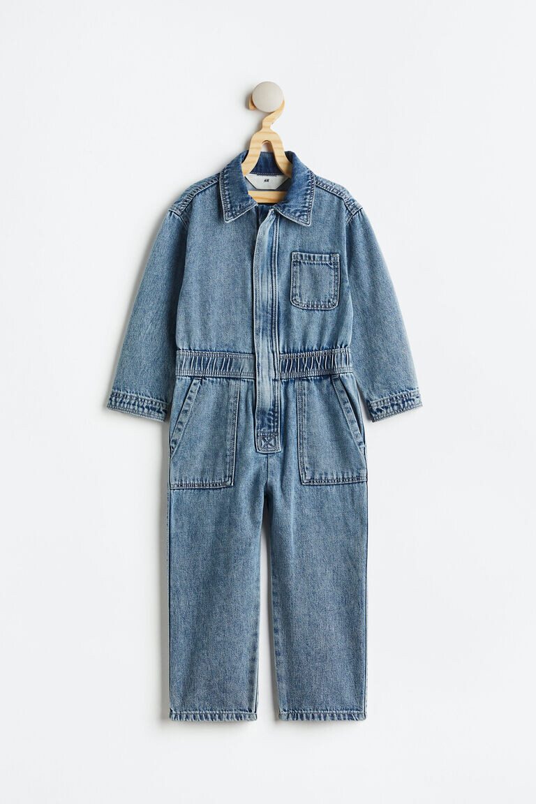 

Джинсовый комбинезон H&M, синий