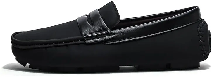 Лоферы кожаные Loafers for Men, черный SayfuR — фото 2
