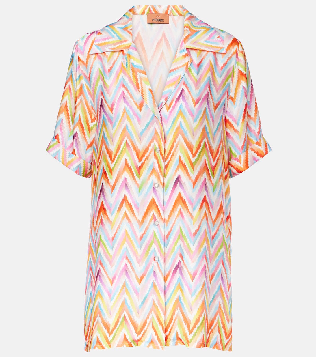 

Зигзаг оверсайз рубашка Missoni, Multicolor Micro Chevron