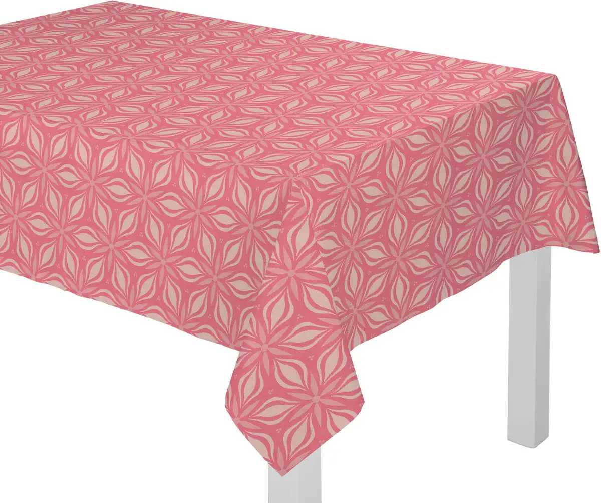 

Скатерть Adam "Retro Floret", экологичная 130х220 см, розовый