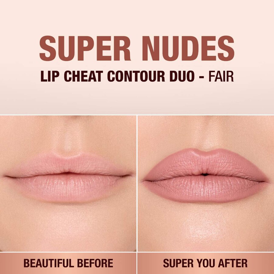 Карандаш для губ Charlotte Tilbury Super Nudes Lip Cheat Contur Duo, Fair — фото 2
