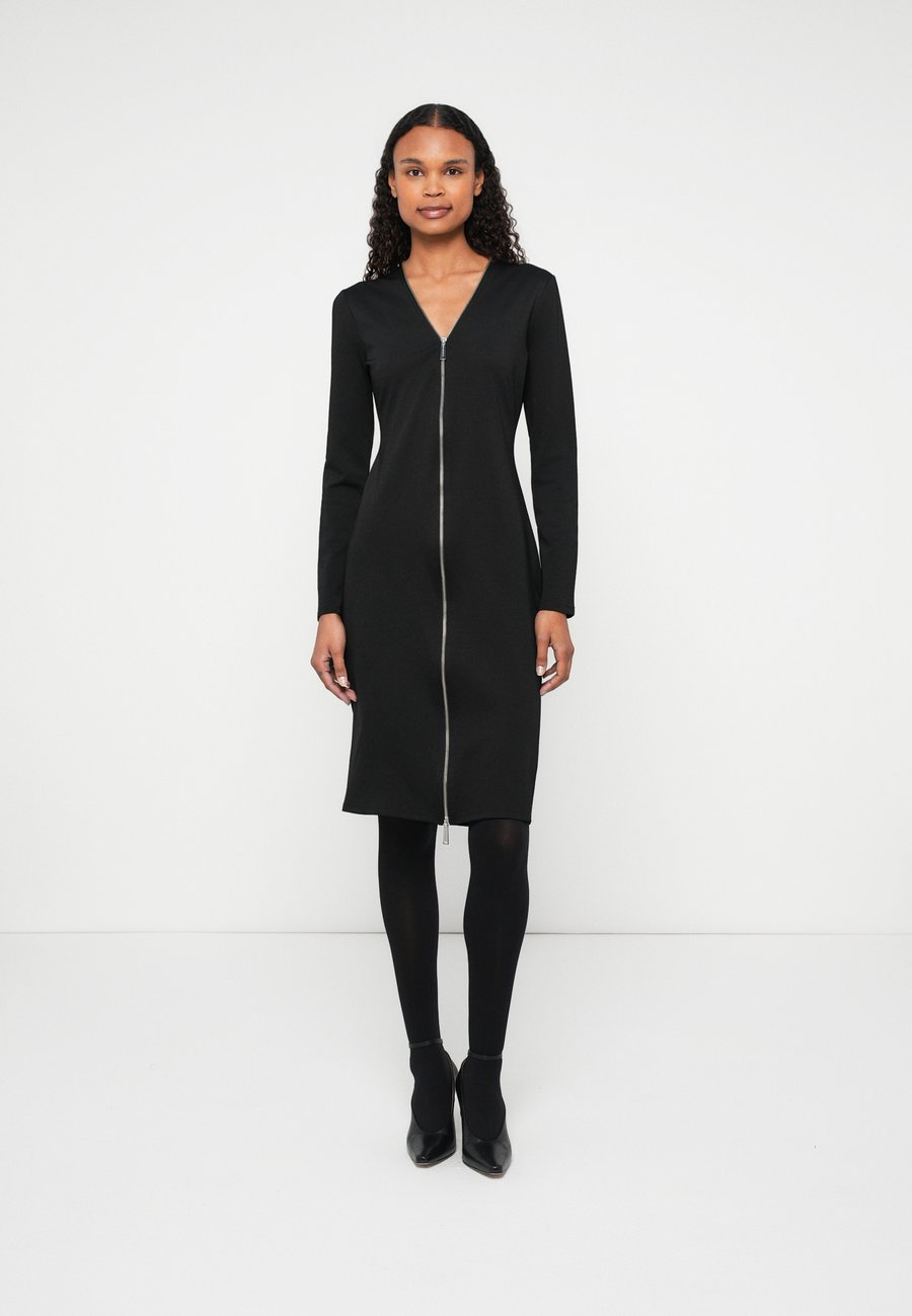 

Платье KARL LAGERFELD ZIP DETAIL DRESS, Black